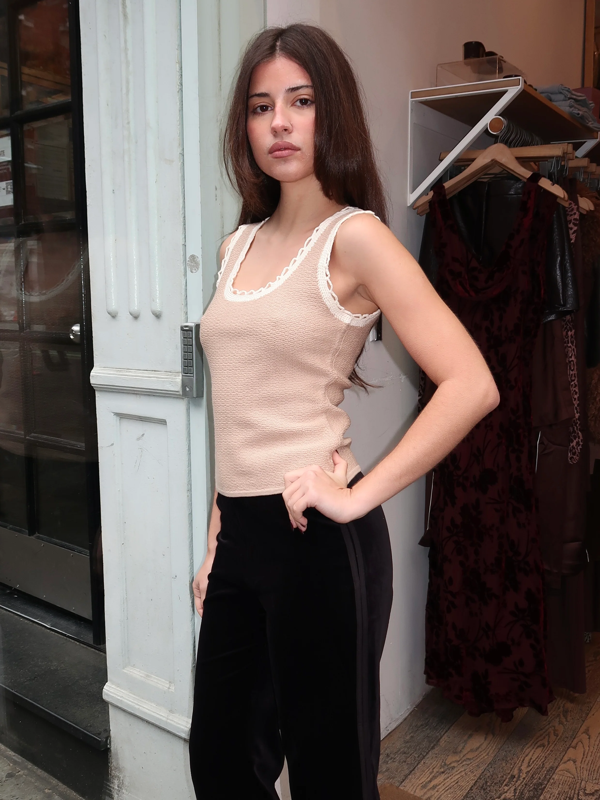 Willow Top in Taupe - Image 2