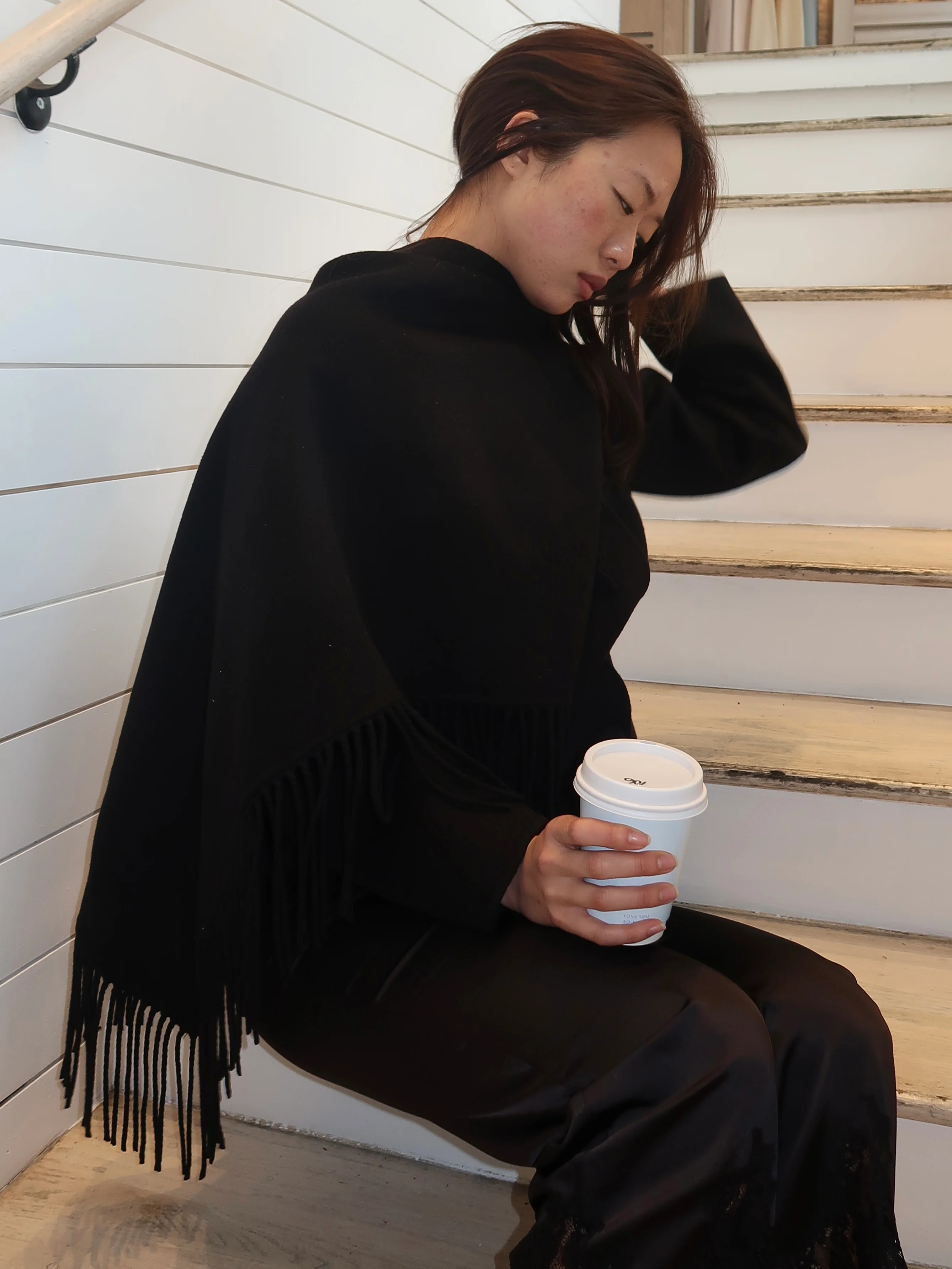 Wren Coat in Black - Image 2