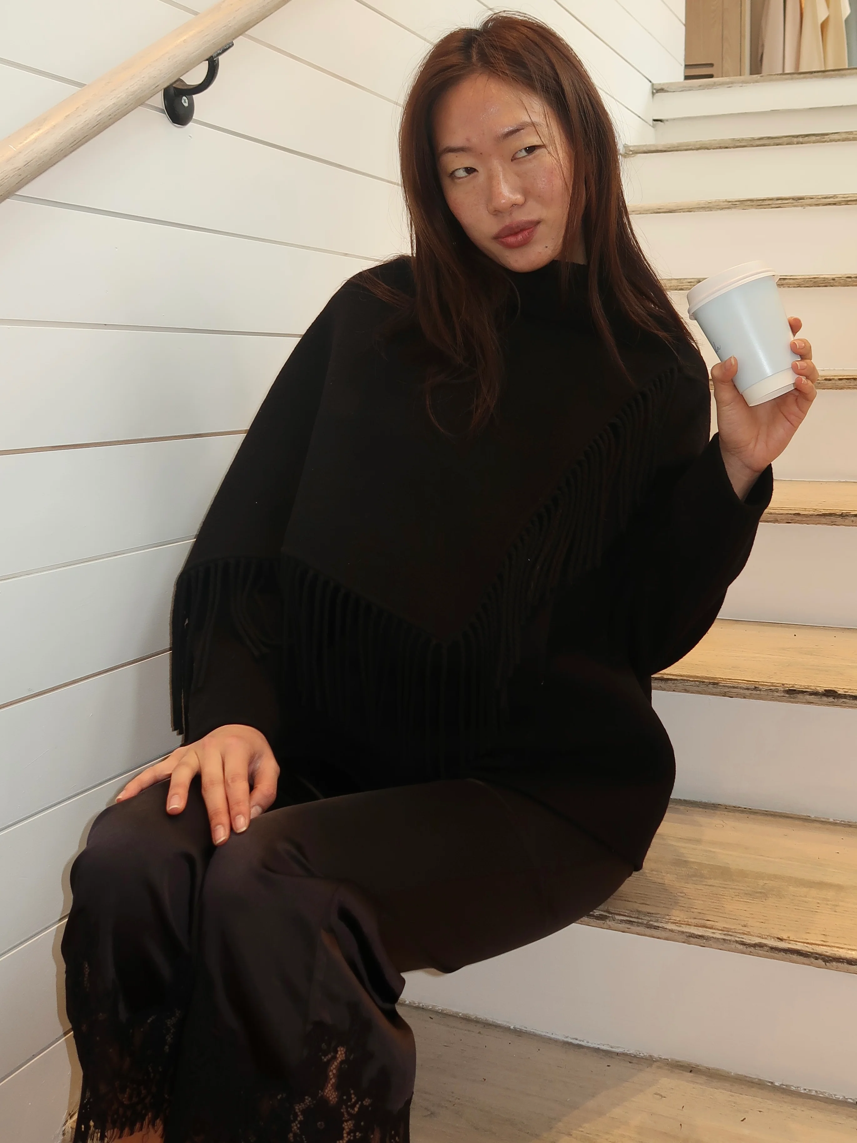 Wren Coat in Black - Image 4