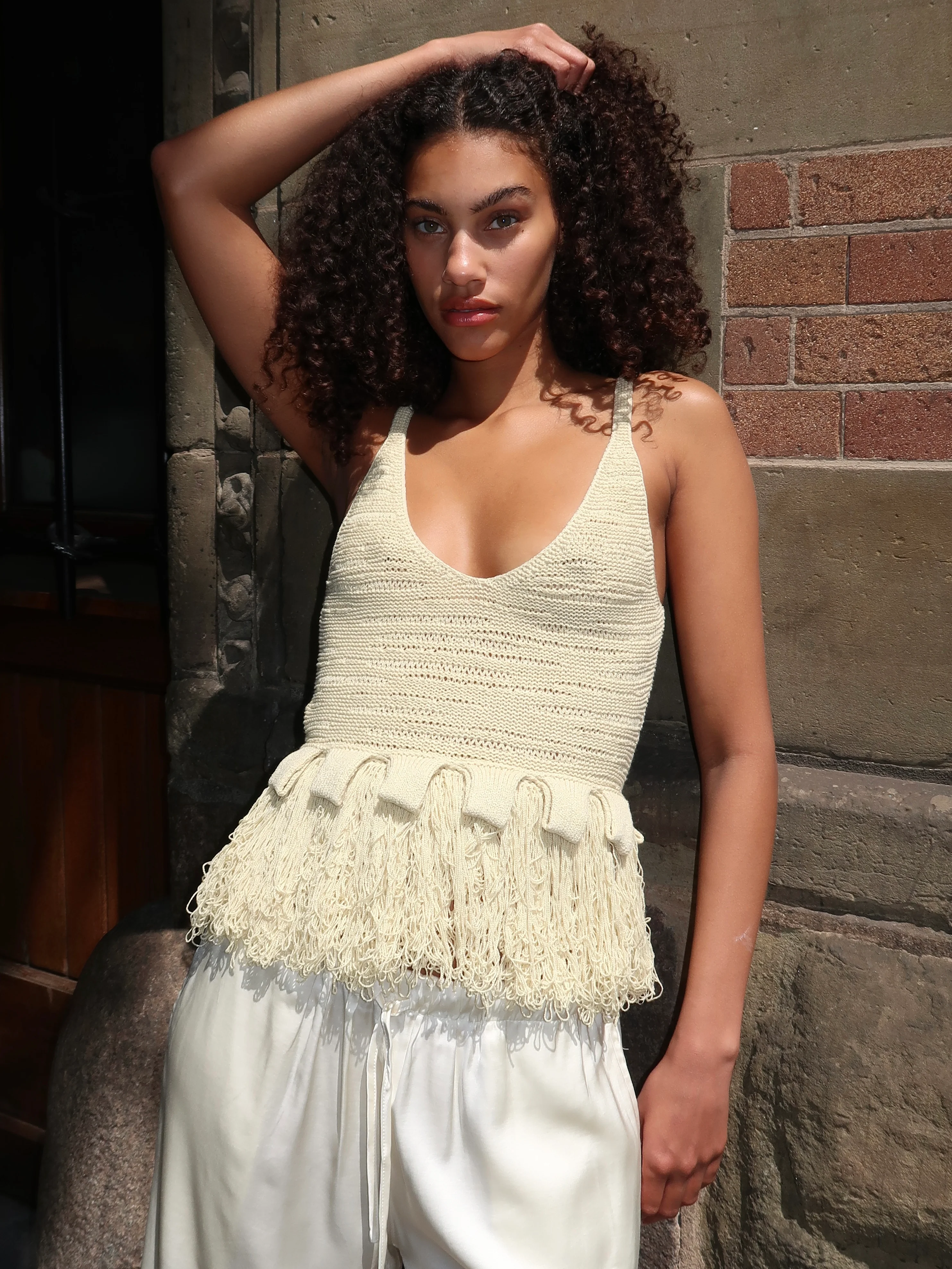 Zulma Top in Dusty Yellow - Image 2