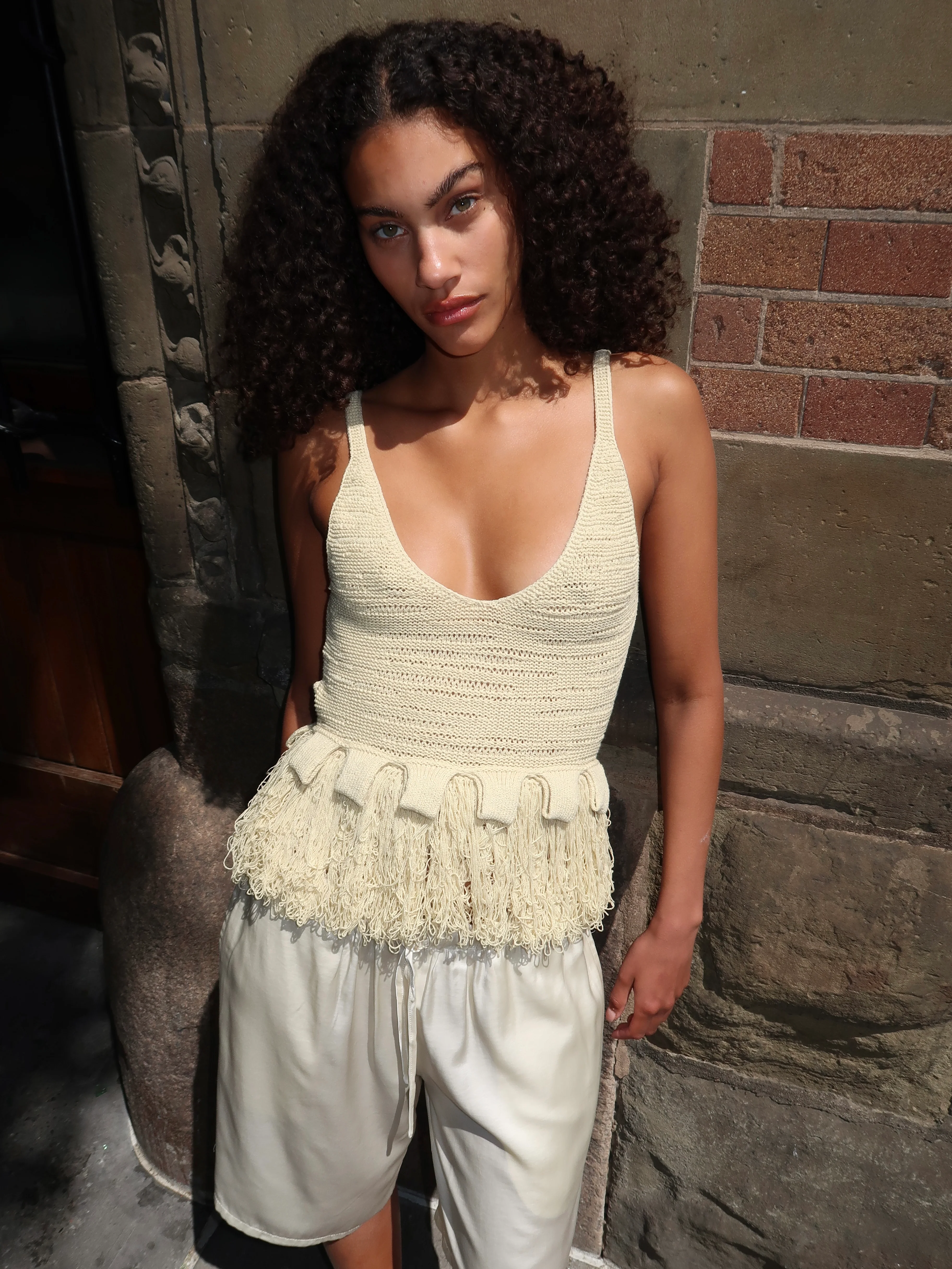 Zulma Top in Dusty Yellow - Image 4